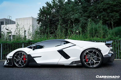 Faldones laterales de fibra de carbono Carbonado MSY Style Autoclave | 2024-UP Lamborghini Revuelto