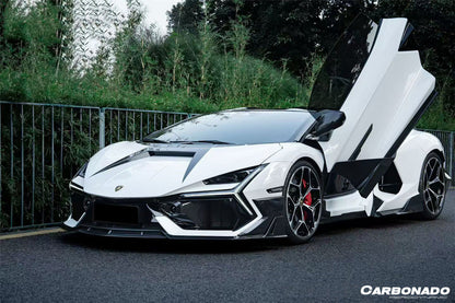 Carbonado OE Style Autoclave Fibra de Carbono Parachoques Delanteros Vant Canards | 2024-UP Lamborghini Revuelto