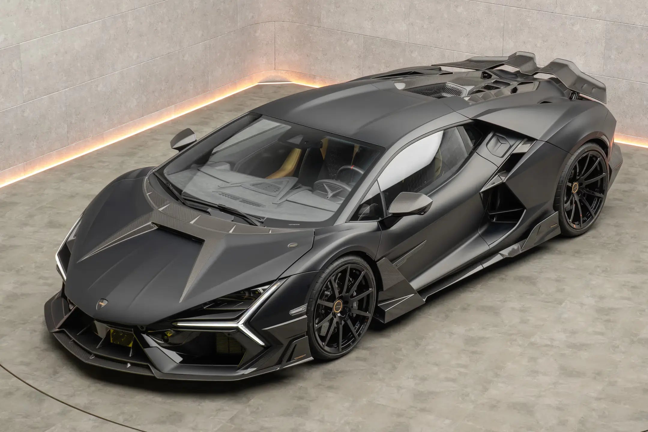 Carbonado MSY Style Autoclave Carbon Fiber Front Bumper Side Splitter | 2024-UP Lamborghini Revuelto
