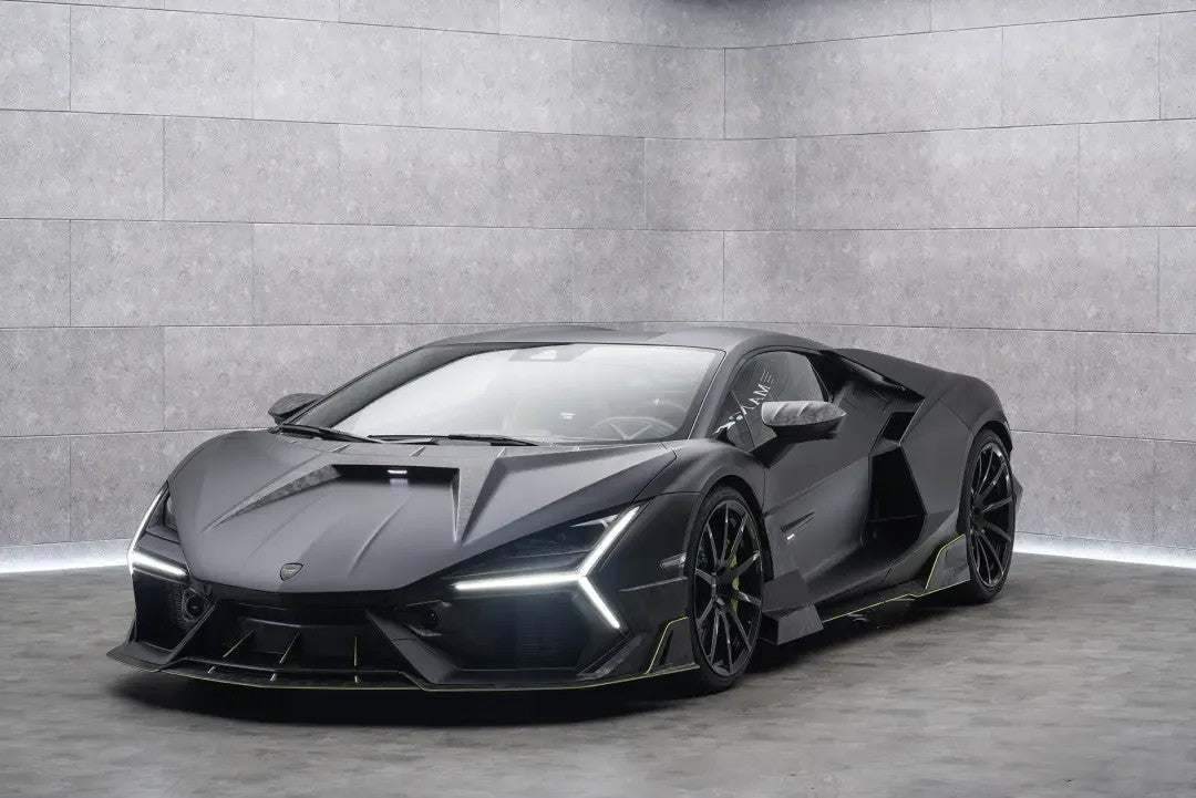 Carbonado MSY Style Autoclave Carbon Fiber Front Bumper Side Splitter | 2024-UP Lamborghini Revuelto