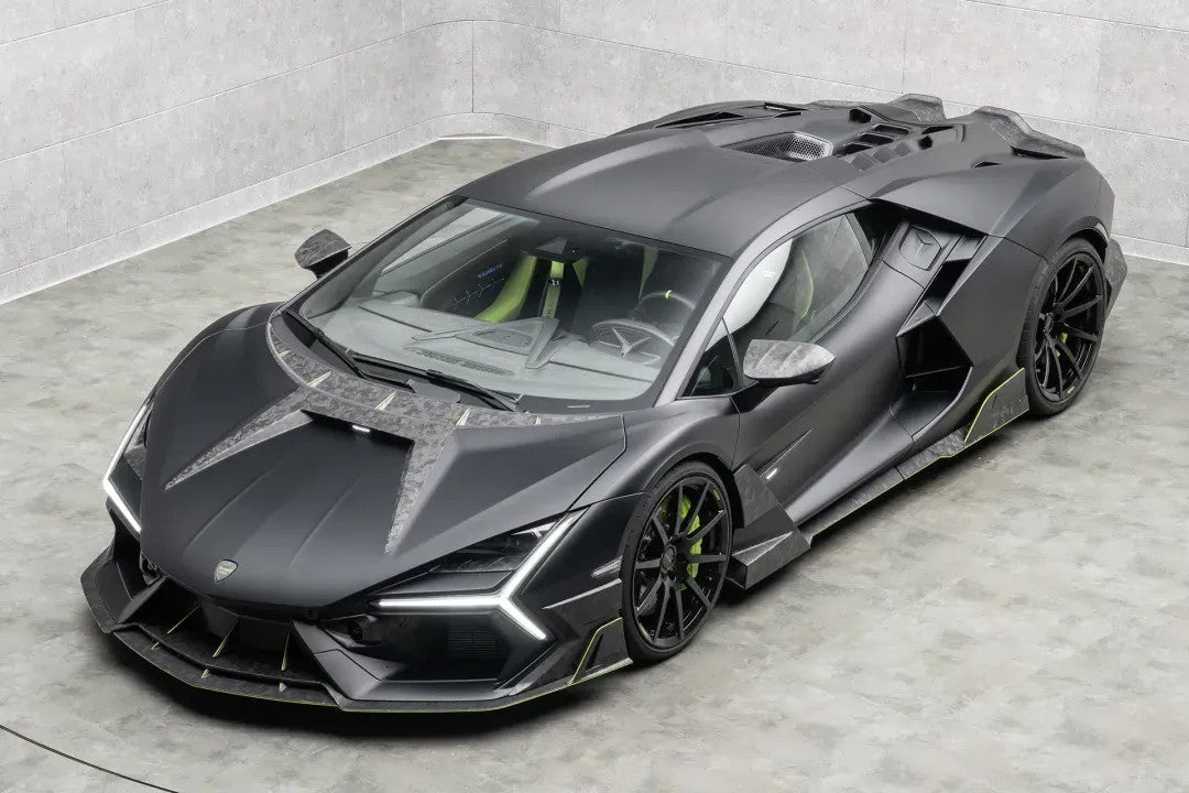Carbonado MSY Style Autoclave Carbon Fiber Front Bumper Side Splitter | 2024-UP Lamborghini Revuelto