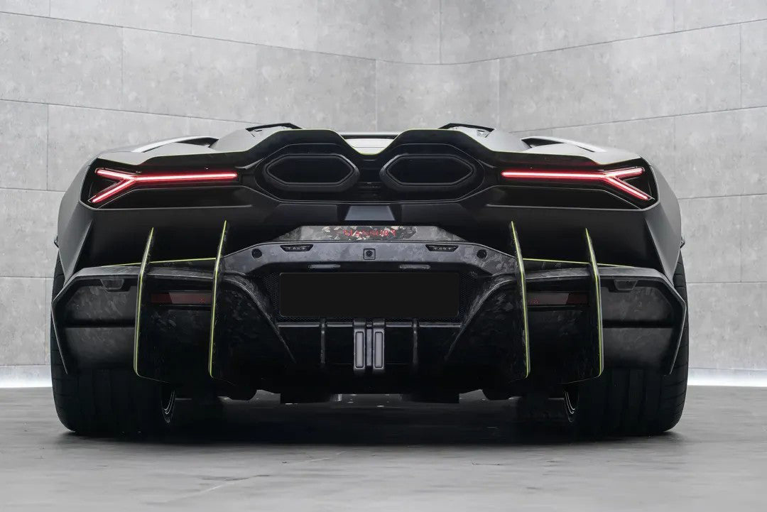 Carbonado MSY Style Autoclave Carbon Fiber Rear Diffuser Lip | 2024-UP Lamborghini Revuelto