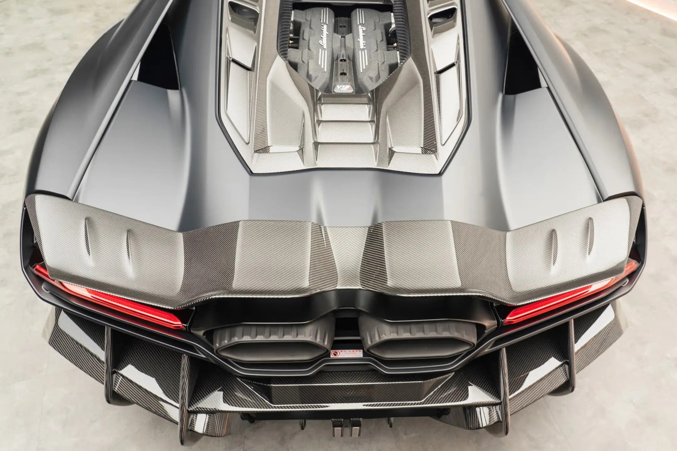 Carbonado MSY Style Autoclave Carbon Fiber Rear Spoiler Wing | 2024-UP Lamborghini Revuelto