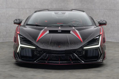 Carbonado MSY Style Autoclave Carbon Fiber Front Radar Cover | 2024-UP Lamborghini Revuelto