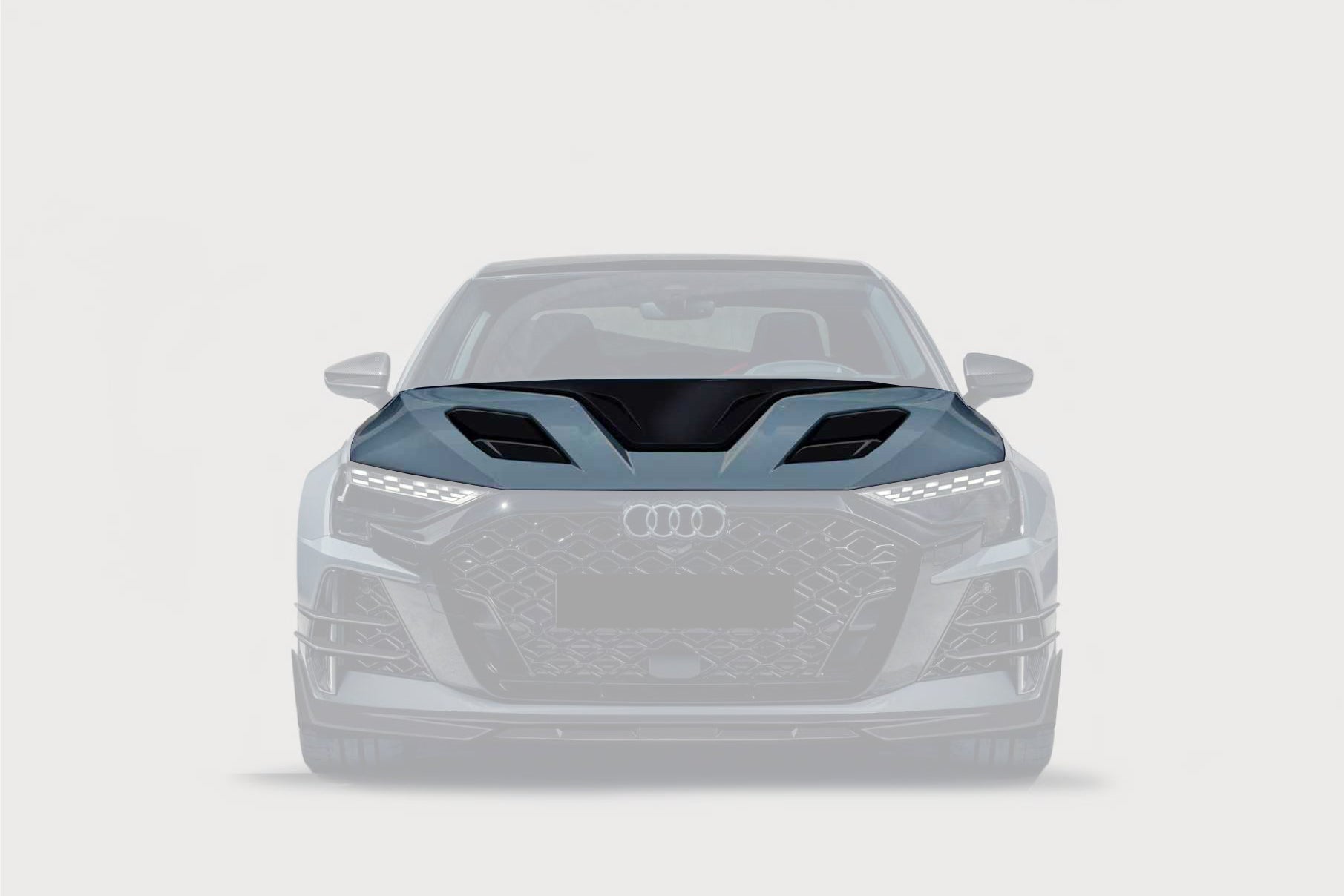 Carbonado 2025-UP Audi RS3 S3 A3 8Y.5 Sedan and Sportback AD Style Autoclave Carbon Fiber Hood