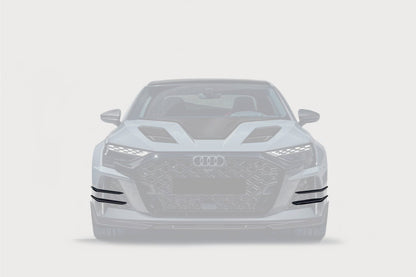 Carbonado 2025-UP Audi RS3 8Y.5 Sedan And Sportback AD Style Autoclave Carbon Fiber Front Canards