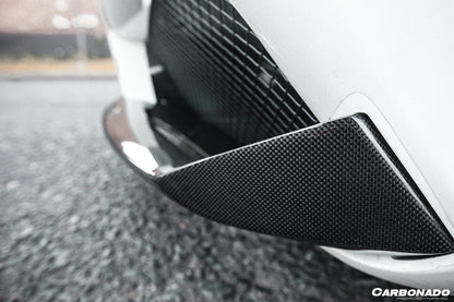 Faldón delantero de fibra de carbono estilo Ferrari 488 GTB Spider Carbonado 2015-2020