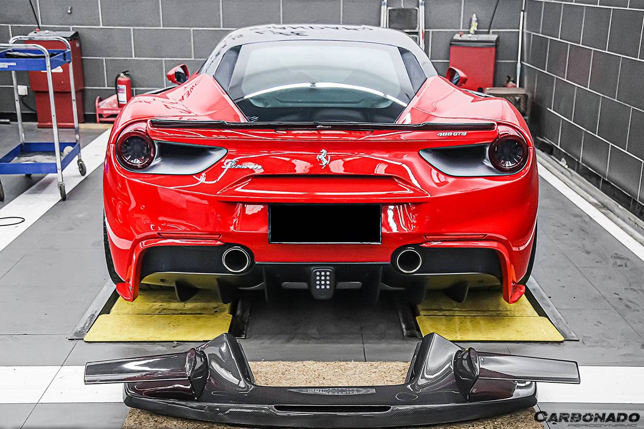 Carbonado MSY Style Trunk Wing Spoiler | 2015-2019 Ferrari 488 GTB
