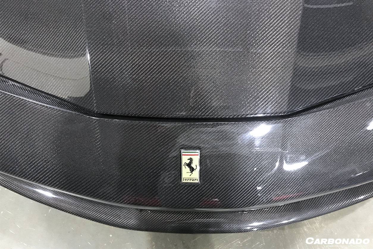 Carbonado 2015-2020 Ferrari 488 GTB Spider OE Style Carbon Fiber Hood