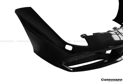 Parachoques delantero de fibra de carbono estilo Ferrari 488 GTB Spider Carbonado 2015-2020