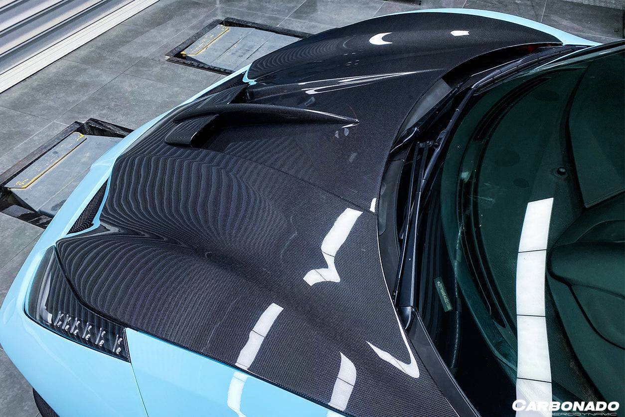 Carbonado 2015-2019 Ferrari 488 GTB Spider MA Style Carbon Fiber Hood