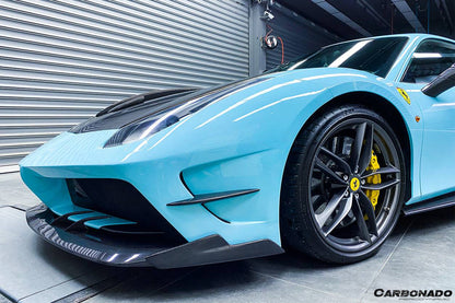 Carbonado 2015-2019 Ferrari 488 GTB Spider MA Style Carbon Fiber Front Bumper