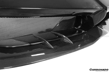 Carbonado 2015-2019 Ferrari 488 GTB Spider MA Style Carbon Fiber Front Bumper