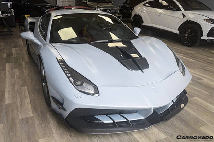 Carbonado 2015-2019 Ferrari 488 GTB Spider MA Style Carbon Fiber Hood