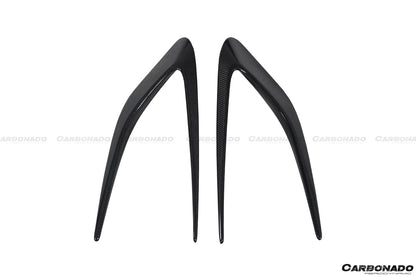 Carbonado 2015-2019 Ferrari 488 GTB Spider MSY Style Carbon Fiber Side Air Intake Flaps