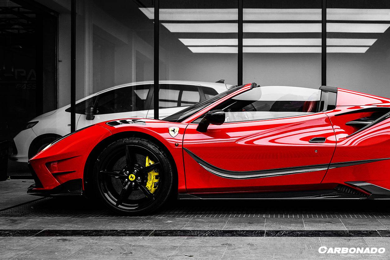 Carbonado MSY Style Part Carbon Fiber Front Fender | 2015-2019 Ferrari 488 GTB Spider