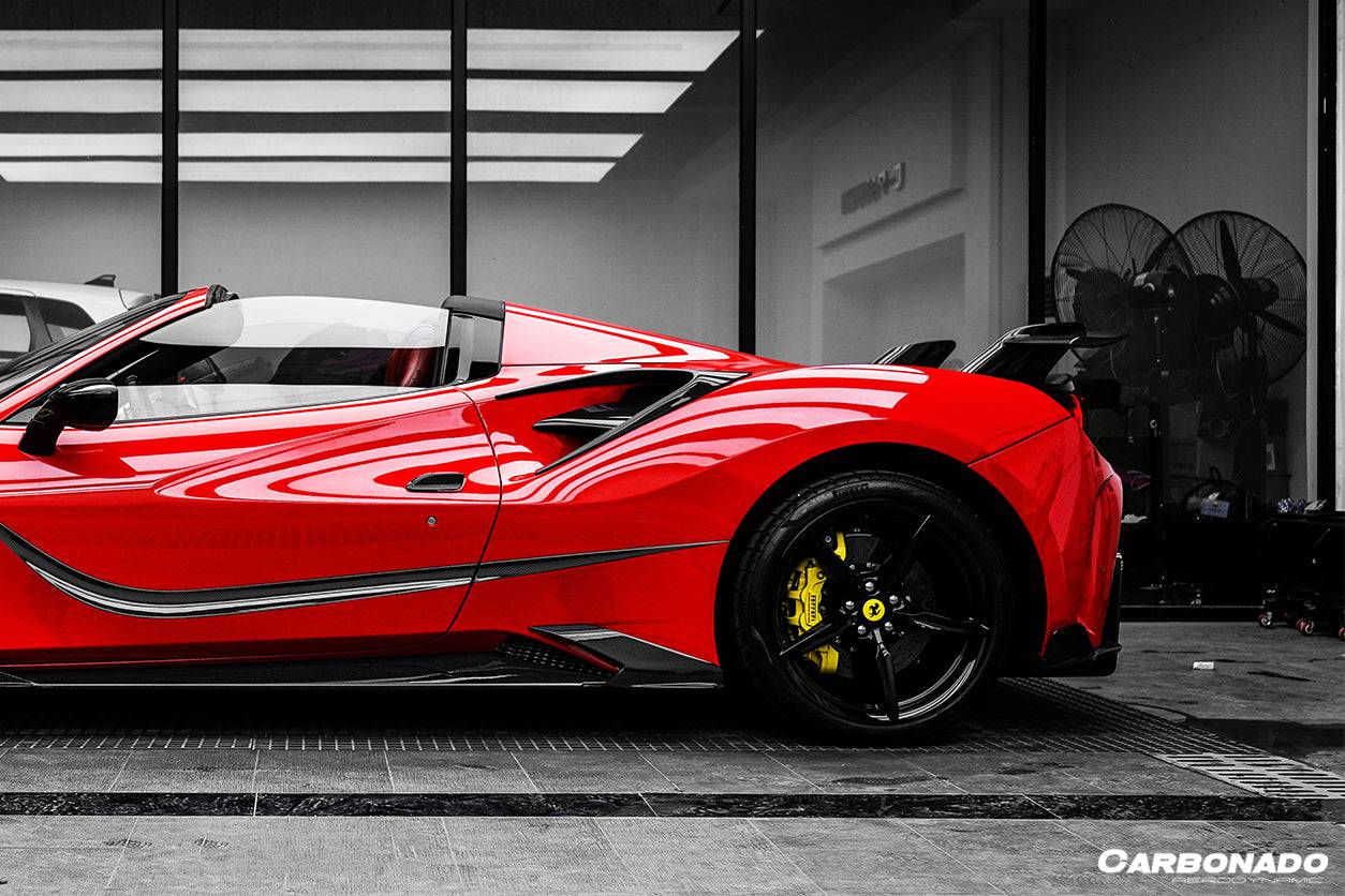 Carbonado MSY Style Carbon Fiber Door Handle | 2015-2019 Ferrari 488 GTB & Spider