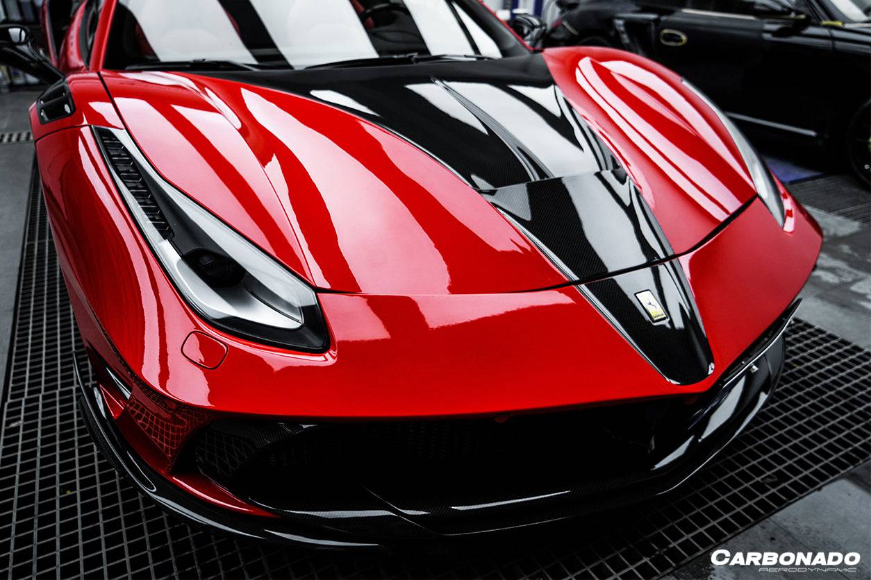 Carbonado MSY Style Part Carbon Fiber Front Fender | 2015-2019 Ferrari 488 GTB Spider