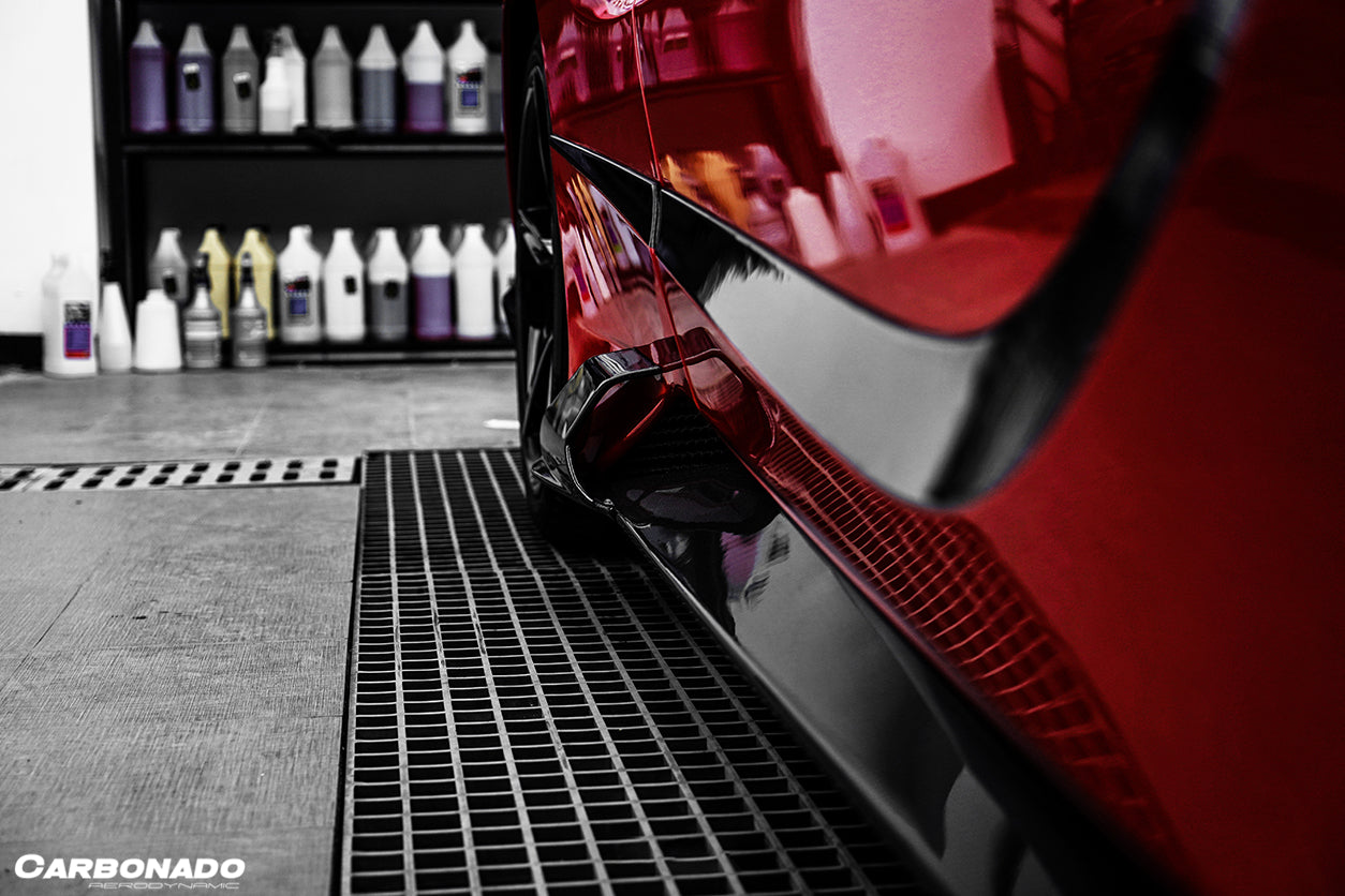 Faldones laterales de fibra de carbono para Ferrari 488 GTB y Spider MSY (2015-2019)