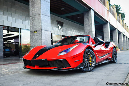 Carbonado 2015-2019 Ferrari 488 GTB Spider MSY Style Carbon Fiber Hood