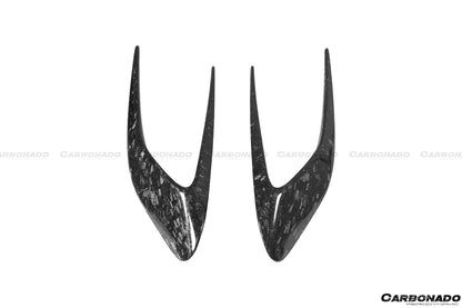 Carbonado 2015-2019 Ferrari 488 GTB Spider MSY Style Carbon Fiber Side Air Intake Flaps