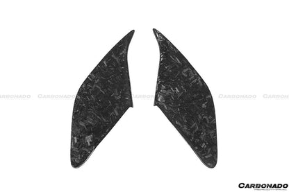 Aletas de admisión de aire laterales de fibra de carbono estilo Ferrari 488 GTB Spider y F8 MSY Carbonado 2015-2024