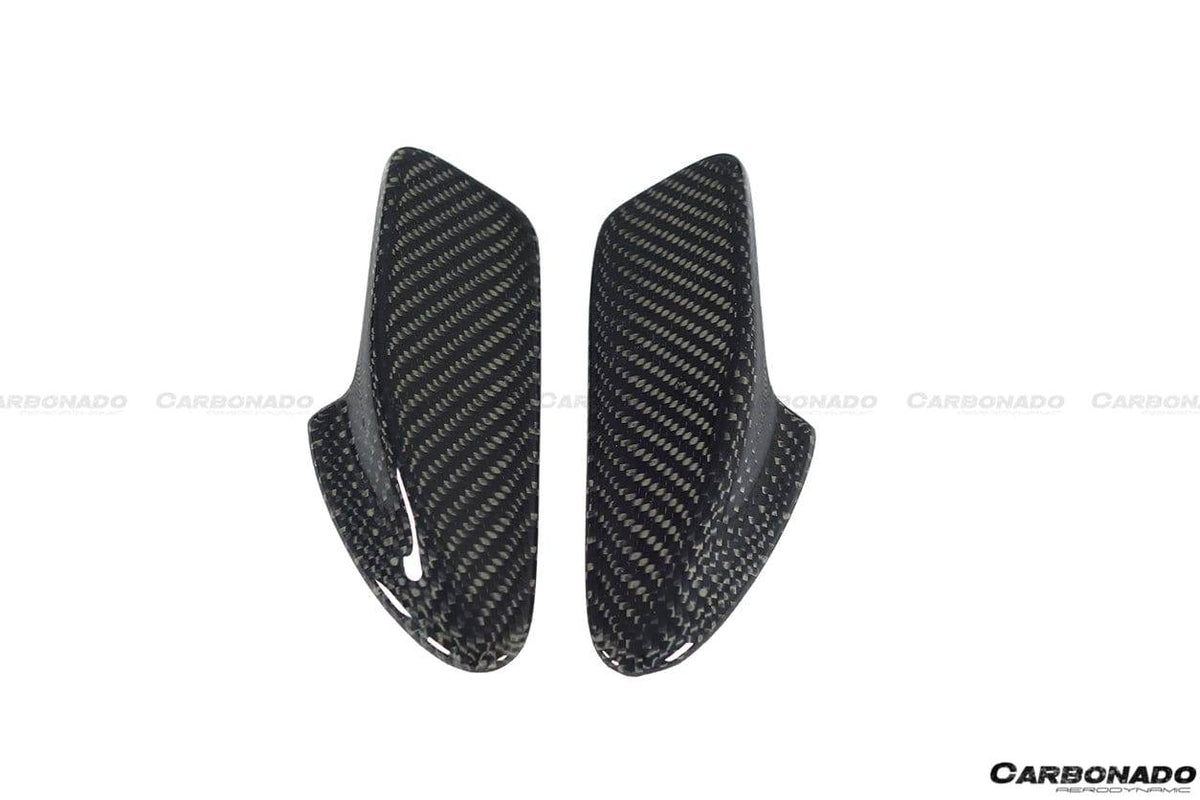 Manija de puerta de fibra de carbono estilo Ferrari 488 GTB y Spider MSY Carbonado 2015-2019