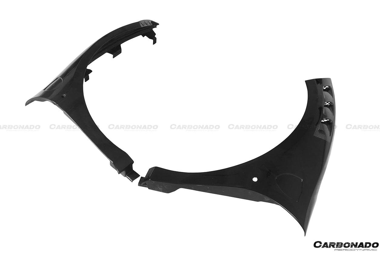 Carbonado MSY Style Part Carbon Fiber Front Fender | 2015-2019 Ferrari 488 GTB Spider