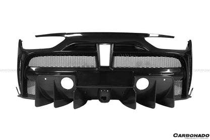 Carbonado 2015-2019 Ferrari 488 GTB & Spider MSY Style Part Carbon Fiber Rear Bumper