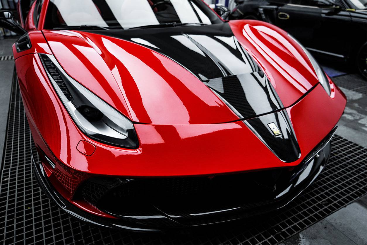 Carbonado 2015-2019 Ferrari 488 GTB Spider MSY Style Carbon Fiber Hood