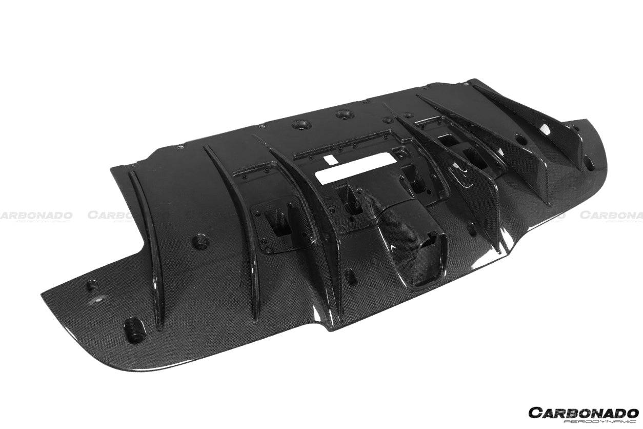 Difusor trasero de fibra de carbono estilo OE para Ferrari 488 GTB Spider Carbonado 2015-2020