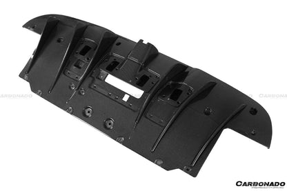 Difusor trasero de fibra de carbono estilo OE para Ferrari 488 GTB Spider Carbonado 2015-2020