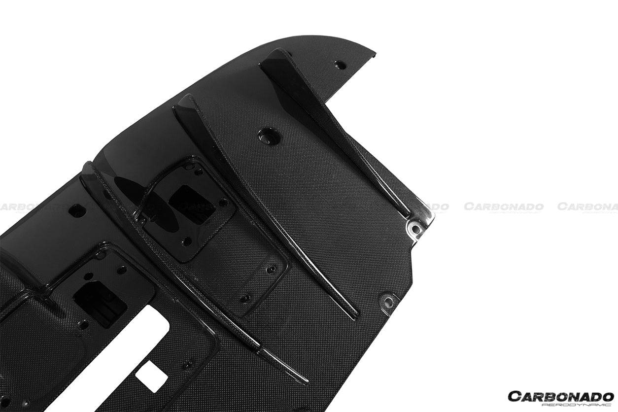 Difusor trasero de fibra de carbono estilo OE para Ferrari 488 GTB Spider Carbonado 2015-2020