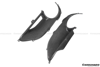 Cubiertas de fibra de carbono seca para luces traseras satelitales Ferrari 488 GTB Spider OE Style Carbonado 2015-2020