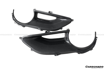 Cubiertas de fibra de carbono seca para luces traseras satelitales Ferrari 488 GTB Spider OE Style Carbonado 2015-2020