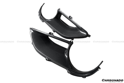 Cubiertas de fibra de carbono seca para luces traseras satelitales Ferrari 488 GTB Spider OE Style Carbonado 2015-2020
