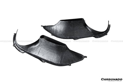 Cubiertas de fibra de carbono seca para luces traseras satelitales Ferrari 488 GTB Spider OE Style Carbonado 2015-2020