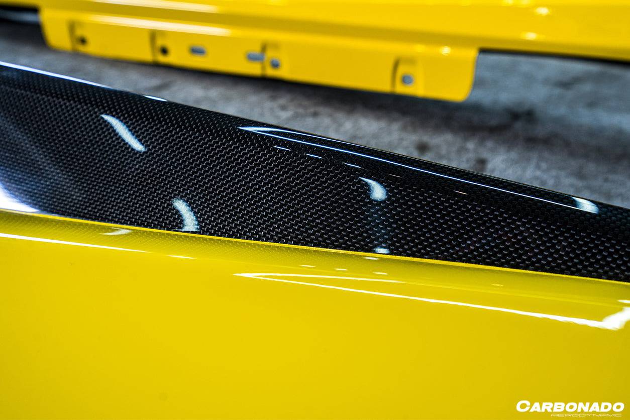 Carbonado 2015-2020 Ferrari 488 GTB Spider OE Style Carbon Fiber Side Skirts