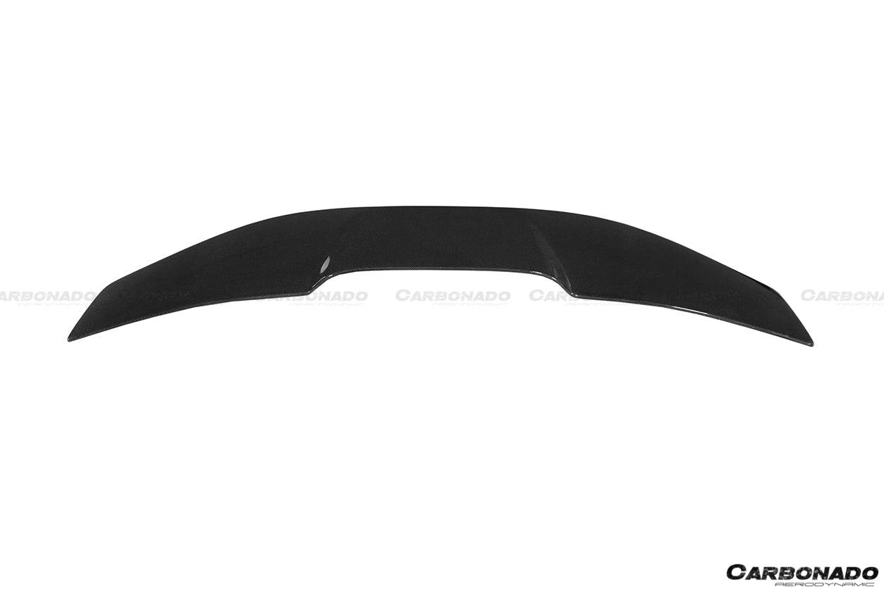 Alerón de maletero de fibra de carbono estilo Ferrari 488 GTB VRS Carbonado 2015-2020