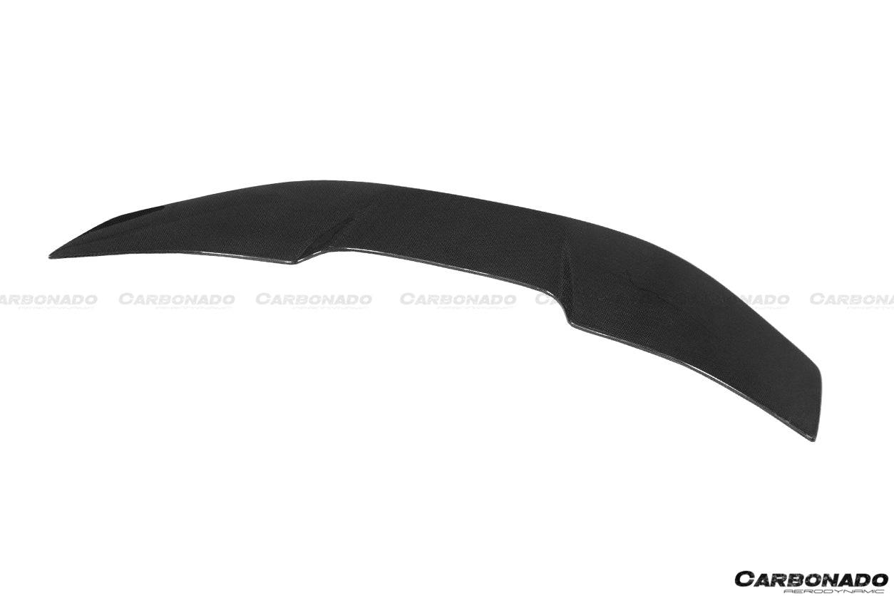 Alerón de maletero de fibra de carbono estilo Ferrari 488 GTB VRS Carbonado 2015-2020