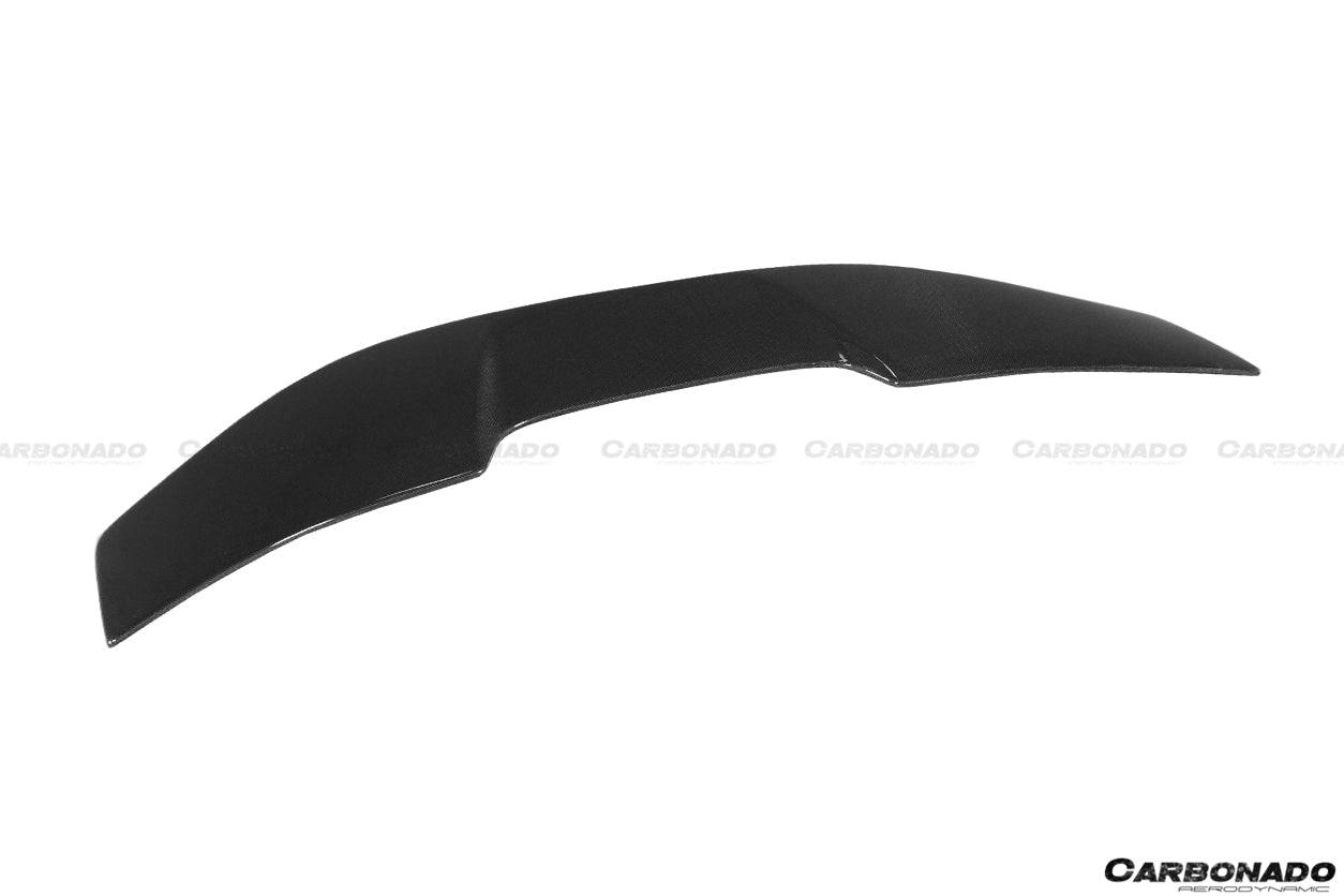 Alerón de maletero de fibra de carbono estilo Ferrari 488 GTB VRS Carbonado 2015-2020