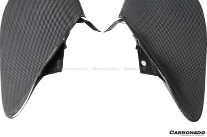 Carbonado 2015-2020 Ferrari 488 GTB Spider OE Style Dry Carbon Fiber Side Air Intake Fins