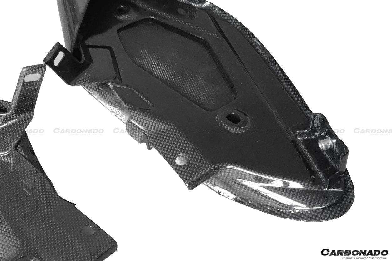Carbonado 2015-2020 Ferrari 488 GTB Spider OE Style Dry Carbon Fiber Side Air Intake Fins