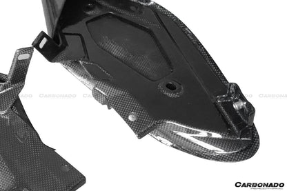 Carbonado 2015-2020 Ferrari 488 GTB Spider OE Style Dry Carbon Fiber Side Air Intake Fins