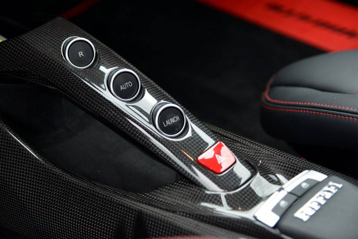 Carbonado 2015-2020 Ferrari 488 GTB Spider OE Style Dry Carbon Fiber Bridge Control