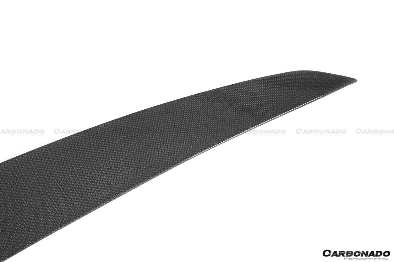 Carbonado 2015-2020 Ferrari 488 GTB BKSS Style Carbon Fiber Trunk Spoiler