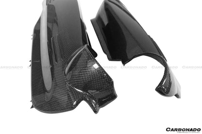 Cubierta de repuesto para motor de fibra de carbono seco Ferrari 488 GTB Spider Carbonado 2015-2020