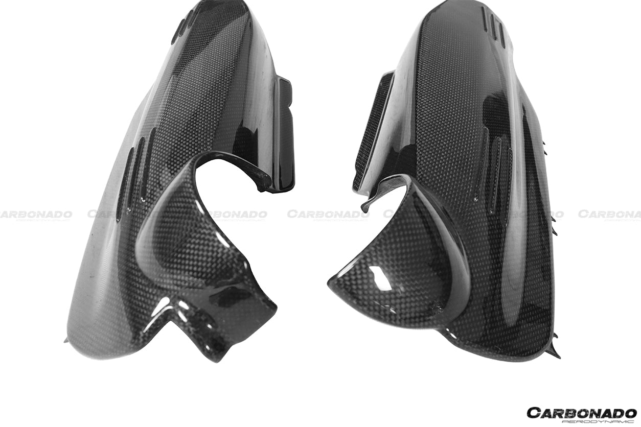 Cubierta de repuesto para motor de fibra de carbono seco Ferrari 488 GTB Spider Carbonado 2015-2020