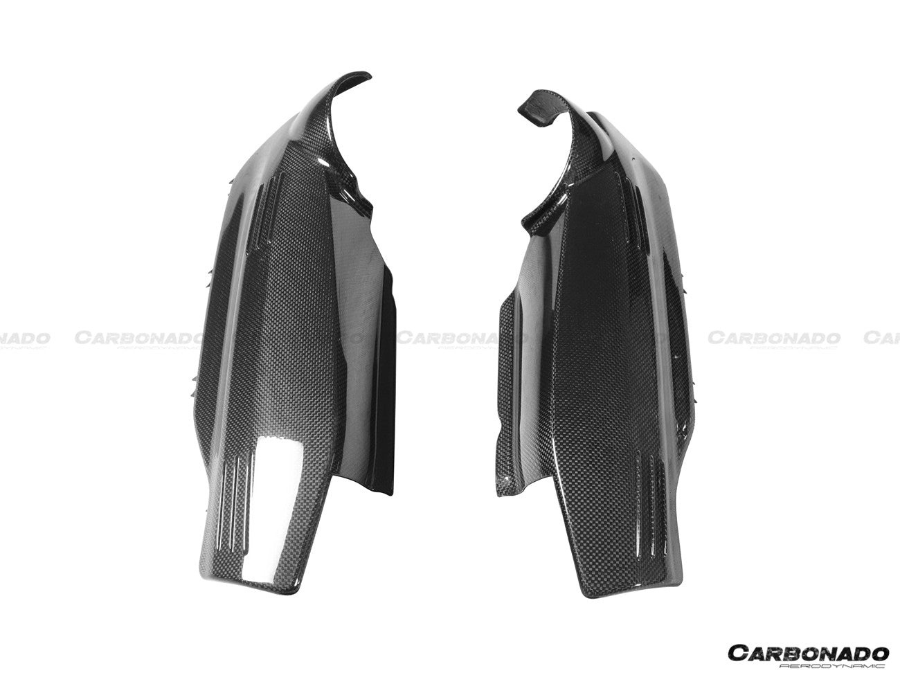Cubierta de repuesto para motor de fibra de carbono seco Ferrari 488 GTB Spider Carbonado 2015-2020