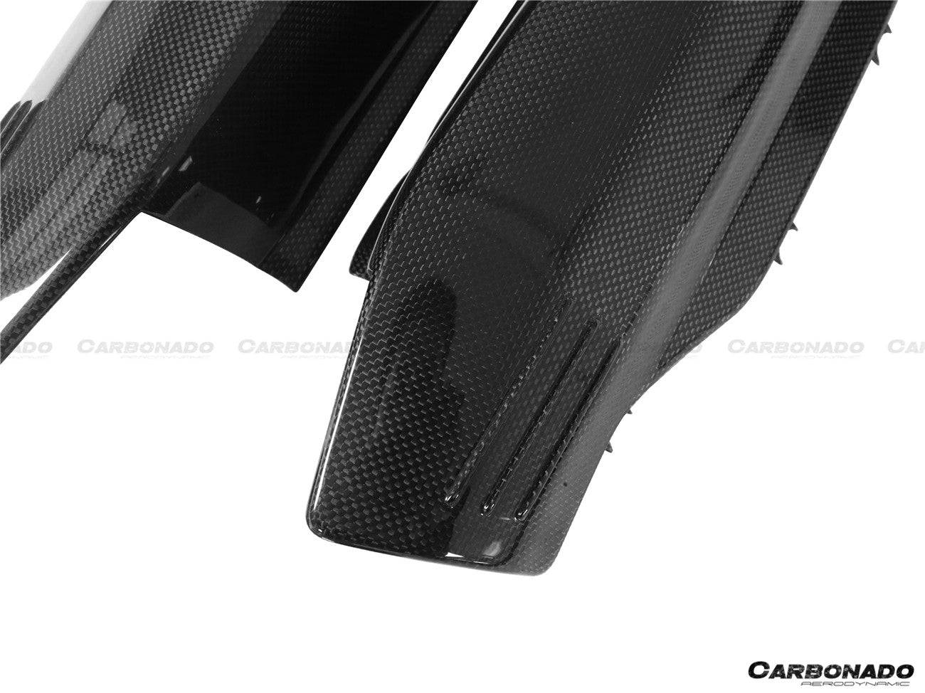 Cubierta de repuesto para motor de fibra de carbono seco Ferrari 488 GTB Spider Carbonado 2015-2020